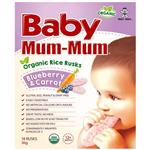Baby Mum-Mum Rice Rusks Blueberry & Carrot Flavour 36g Exclusive