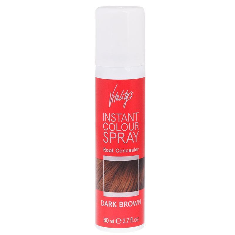 Buy Vitality Instant Colour Root Concealer Spray Dark Brown Online at