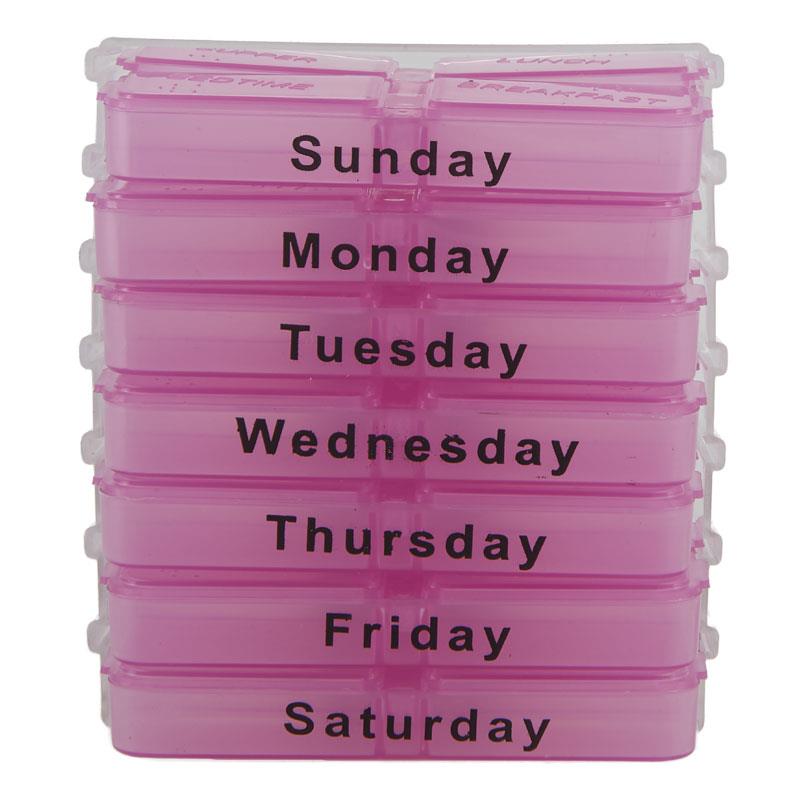Buy Health & Wellness Weekly Storage 7 Day Tablet Organizer Online at