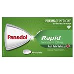 Panadol Rapid Paracetamol Pain Relief Caplets 500mg 80