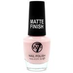 W7 Nail Enamel Matte Pink - Pink