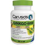 Caruso's Ginkgo 6000 One-A-Day 60 Tablets