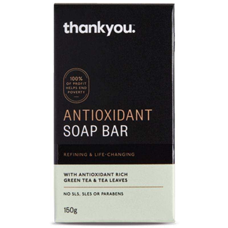 Buy Thankyou Antioxidant Soap Bar Green Tea 150g Online at Chemist Warehouse®