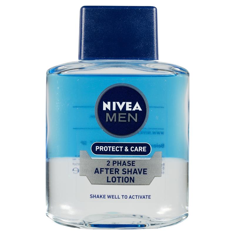 Buy Nivea for Men Protect and Care 2 Phase After Shave Lotion 100ml Online at Chemist Warehouse®