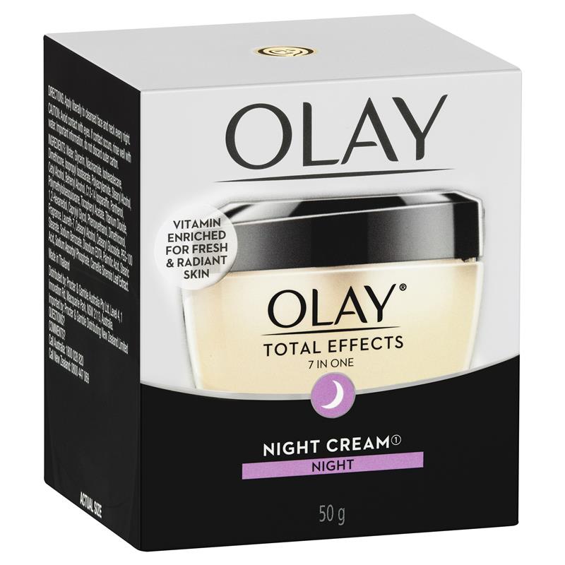 Buy Olay Total Effects 7 in One Night Face Cream Moisturiser 50g Online