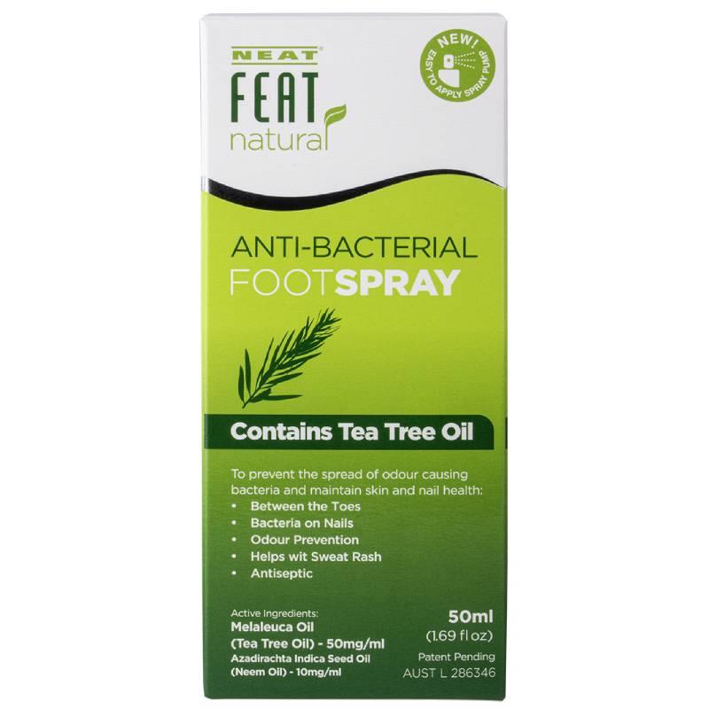 Buy Neat Feat Antibacterial Foot Spray 50ml Online at Chemist Warehouse®
