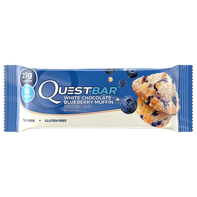 Buy Quest Protein Bar White Chocolate Blueberry Muffin 60g Online at