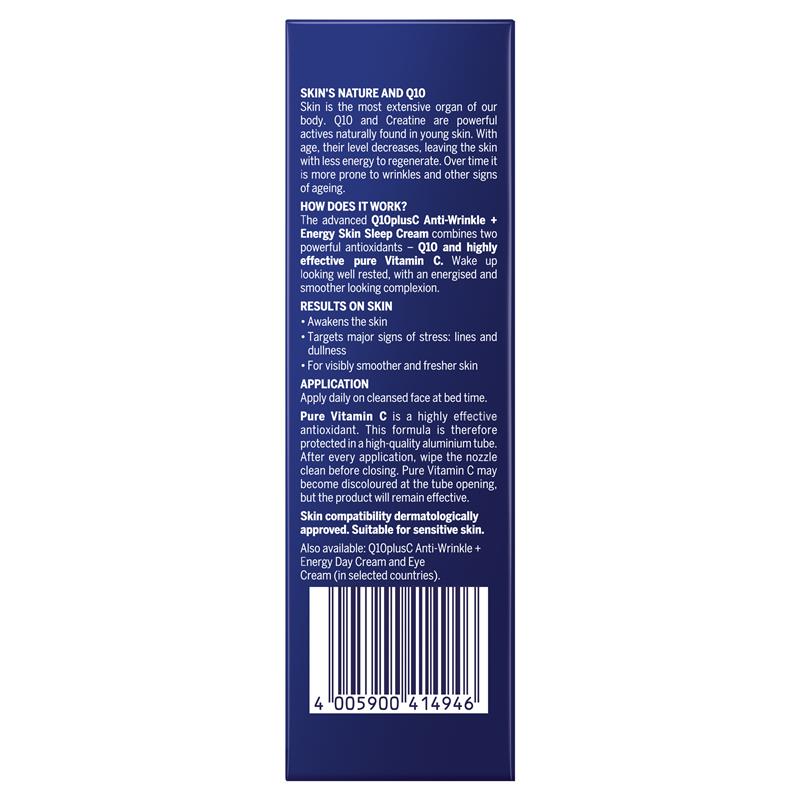 Buy Nivea Q10 Plus Vitamin C Night Cream 40ml Online at Chemist Warehouse®