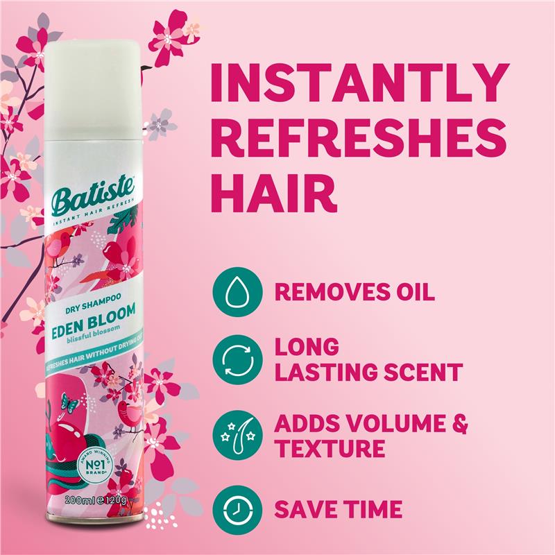 Buy Batiste Dry Shampoo Eden 200ml Online at Chemist Warehouse®