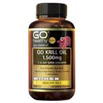GO Healthy Krill Oil 1500mg 60 Capsules