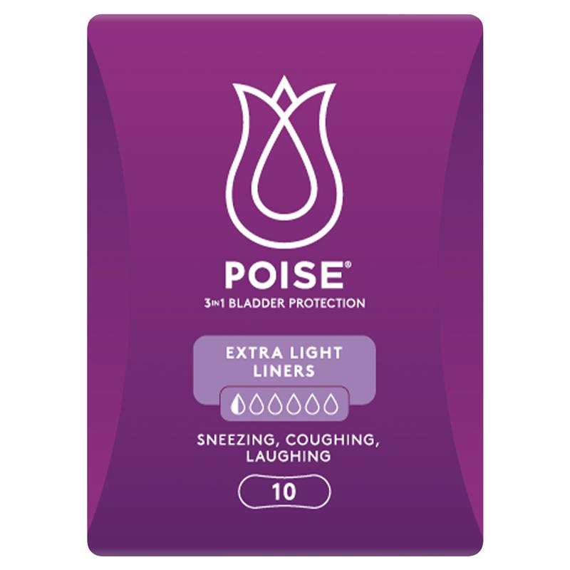 Buy Poise Liners Extra Light 10 Pack Online at Chemist Warehouse®