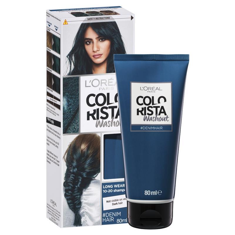 L Oreal Paris Colorista Semi Permanent Hair Washout Denim Lasts Up To 20 Washes