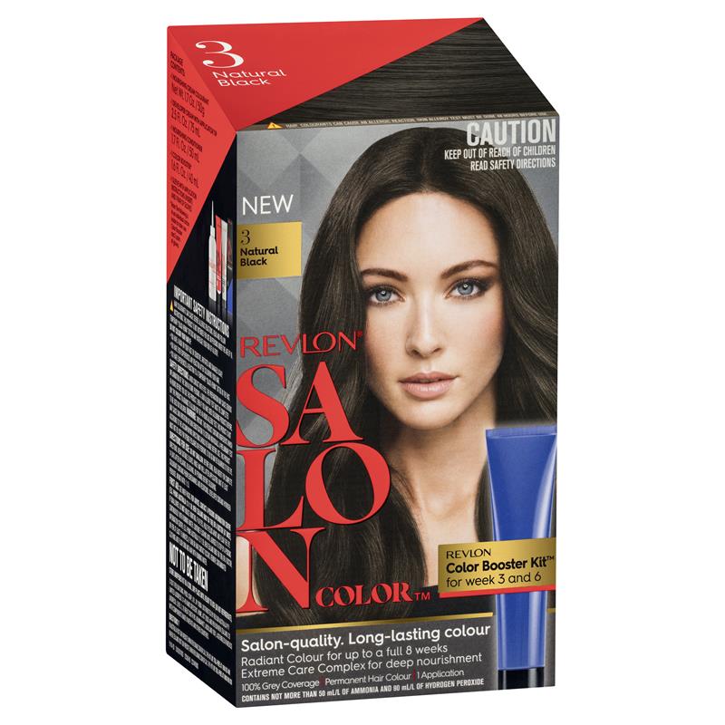 Buy Revlon Salon Hair Color 3 Natural Black Online At Chemist