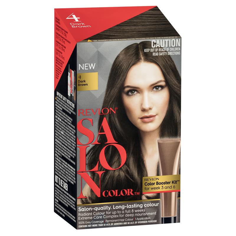 Revlon Salon Hair Color 4 Dark Brown