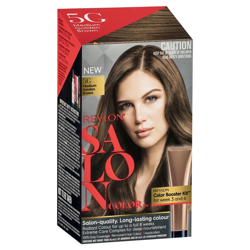 Revlon Salon Hair Color 5g Medium Golden Brown