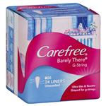 Carefree Barely There Unscented G String 24 Liners