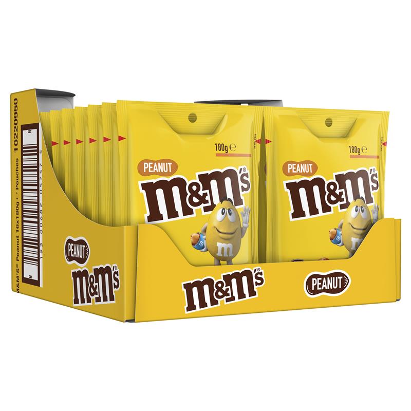 Buy M&ms Peanut Chocolate Medium Bag 180g Online