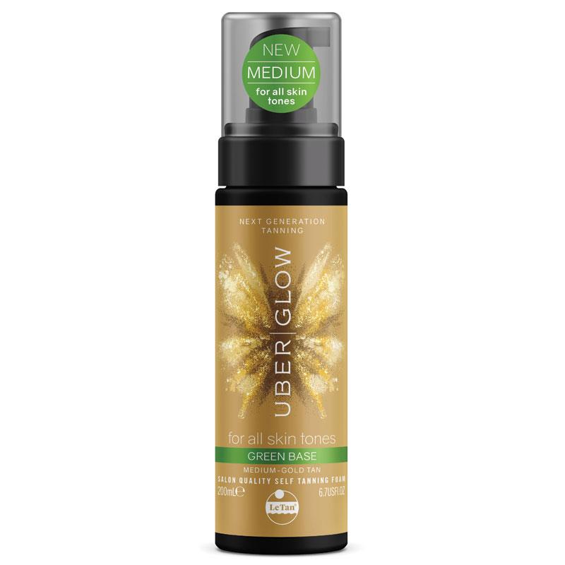 Buy Le Tan Uber Glow Foamed Oil Self Tanning Foam Green Base 200ml