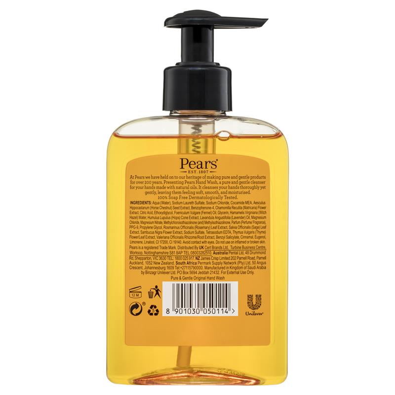 Buy Pears Hand Wash Original 250ml Online at Chemist Warehouse®