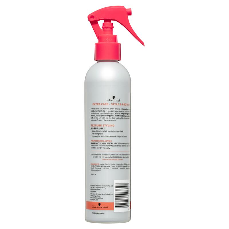 Buy Schwarzkopf Extra Care Texture Styling Sea Salt Spray 250ml Online at Chemist Warehouse®