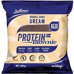 Justines Double Choc Protein Brownie 80g