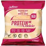 Justines Raspberry White Choc Chip Protein Cookie 64g