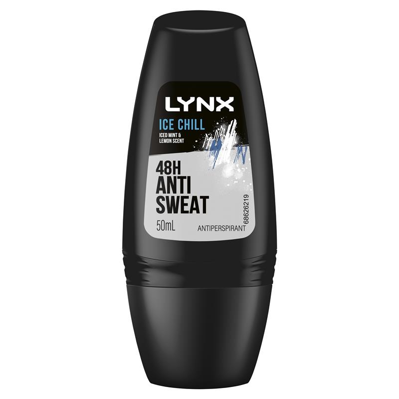 Buy Lynx Antiperspirant Roll On Deodorant Ice Chill 50ml Online at