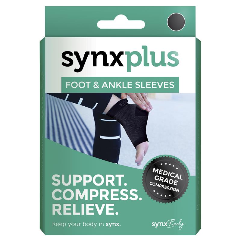 Buy Synxplus Foot & Ankle Sleeve Medium Online at Chemist Warehouse®
