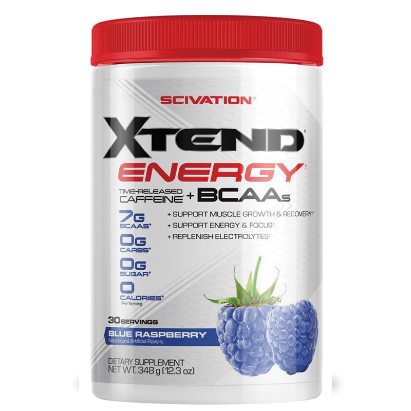Buy Xtend Energy + BCAA Blue Raspberry 30 Serves Online at Chemist