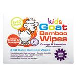 Goat Kids Bamboo Wipes Orange & Lavender 480 Pack