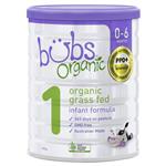 Bubs Organic Grass Fed Infant Milk Formula 800g