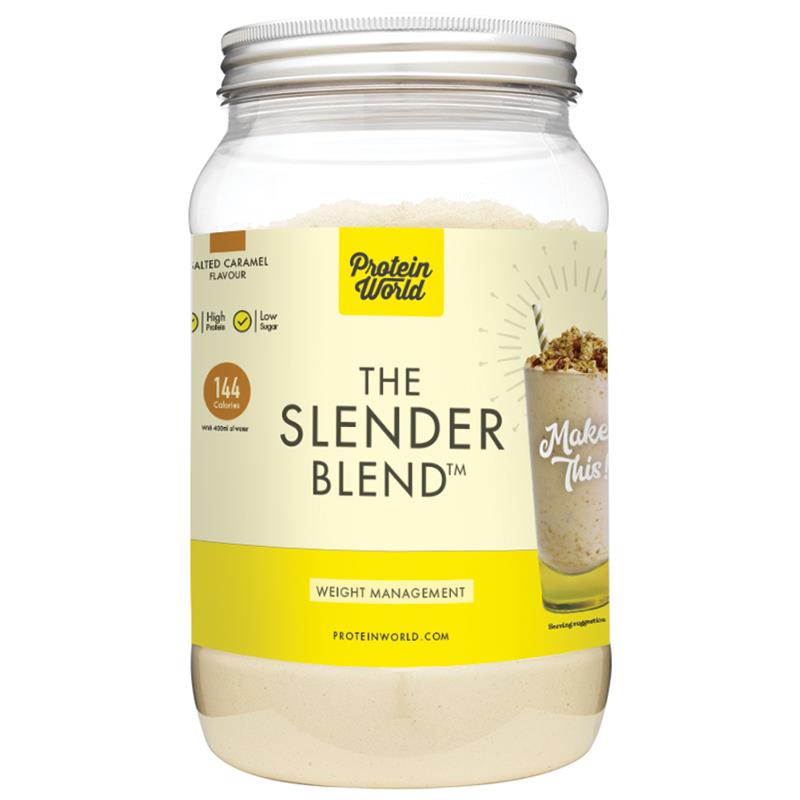 Buy Protein World The Slender Blend Salted Caramel 1kg Online at