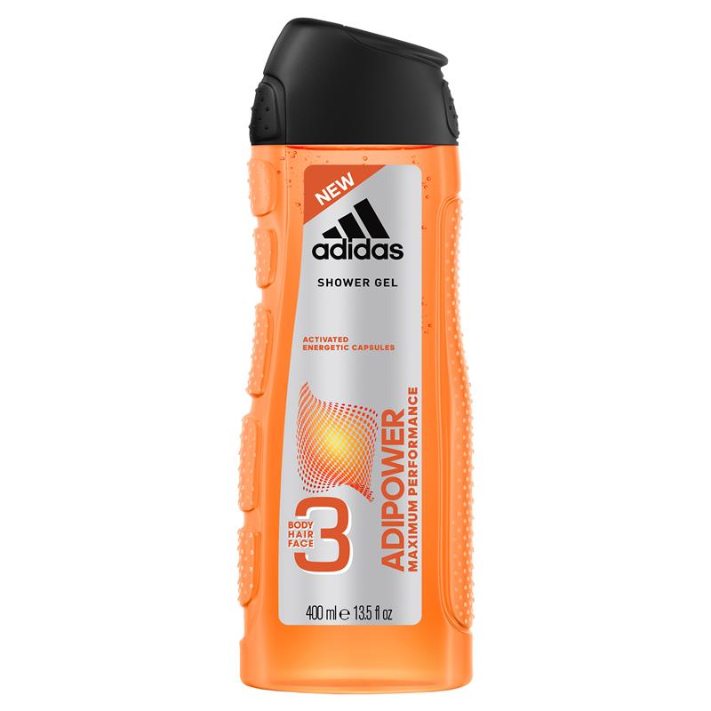 Buy Adidas Adipower 3 In 1 Shower Gel 400ml Online at Chemist Warehouse®