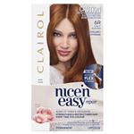 Clairol Nice 'N Easy Repair Permanent Hair Colour 6R Light Auburn