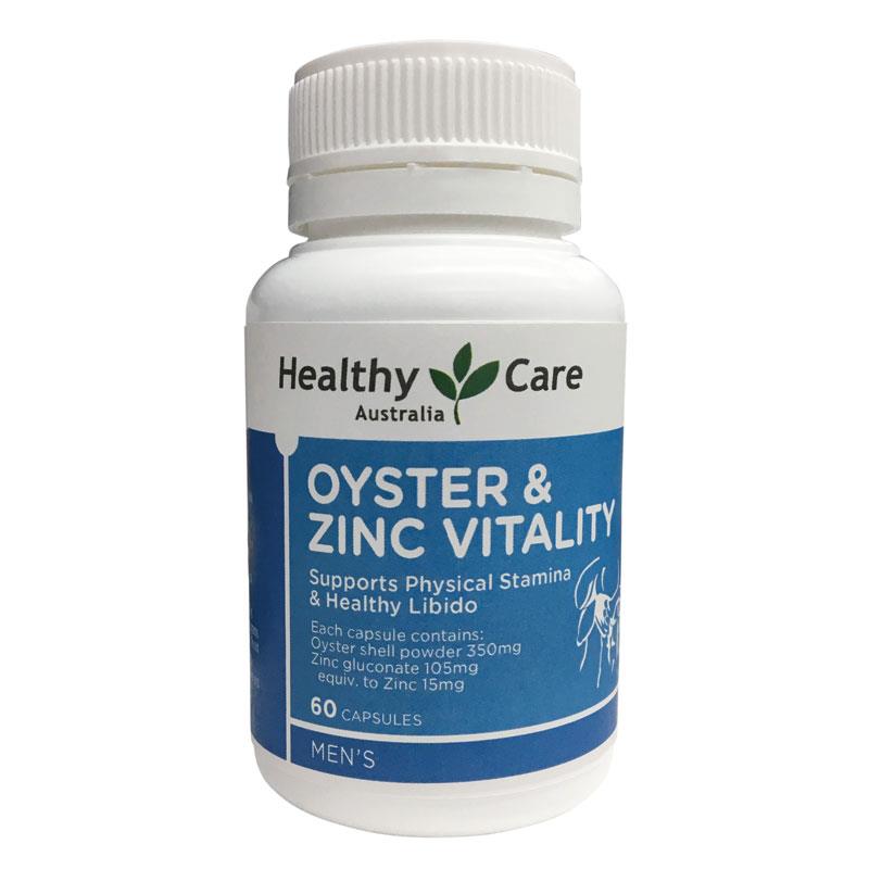 Buy Healthy Care Oyster and Zinc Vitality 60 Capsules Online at Chemist