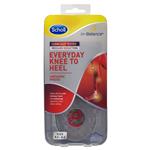 Scholl In Balance Everyday Knee to Heel Orthotic Insole Small