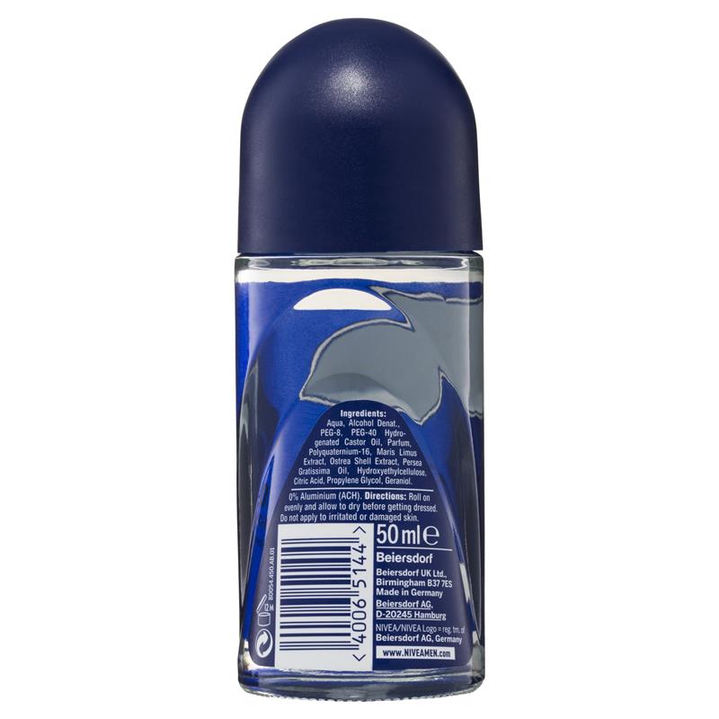 Buy Nivea for Men Deodorant Aluminium Free Fresh Power Roll on 50ml
