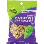 Healthy Way Curly Cashews Dry Roasted 400g