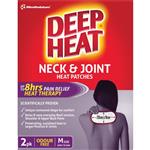 Deep Heat Neck & Joint Heat Patches 2 Pack