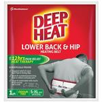 Deep Heat Lower Back & Hip Heating Belt 1 Pack