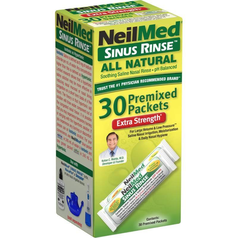 Neilmed Sinus Rinse Extra Strength Premixed Packets, 70 Ea