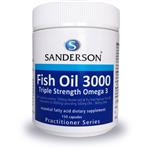 Sanderson Fish Oil 3000mg  540mg EPA/360mg DHA 150 Capsules