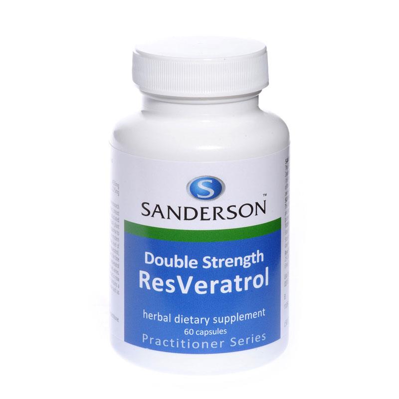 Buy Sanderson Double Strength Resveratrol 450mg 60 Capsules Online at Chemist Warehouse®