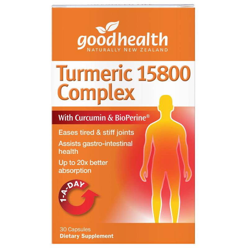 Buy Good Health Turmeric 15,800 Complex 30 Capsules Online at Chemist