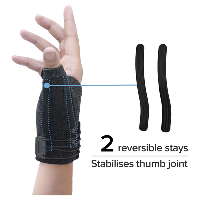 Buy Futuro Deluxe Thumb Stabiliser Black Large/Extra Large Online at ...