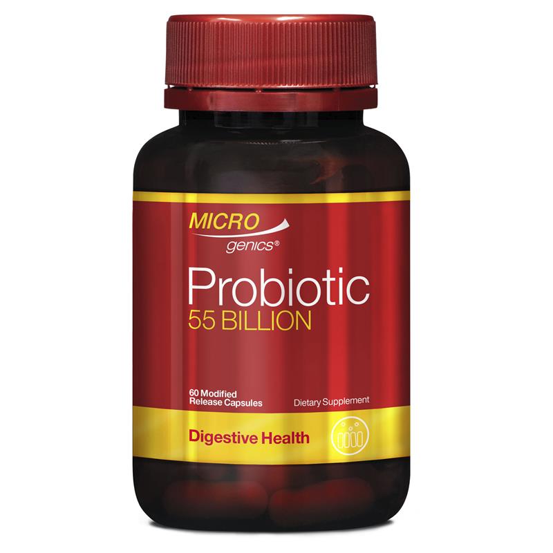 Buy Microgenics Probiotic 55 Billion 60 Capsules (New Zealand Formula