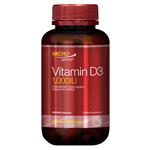 Microgenics Vitamin D3 1000IU 200 Capsules  (New Zealand Formula)