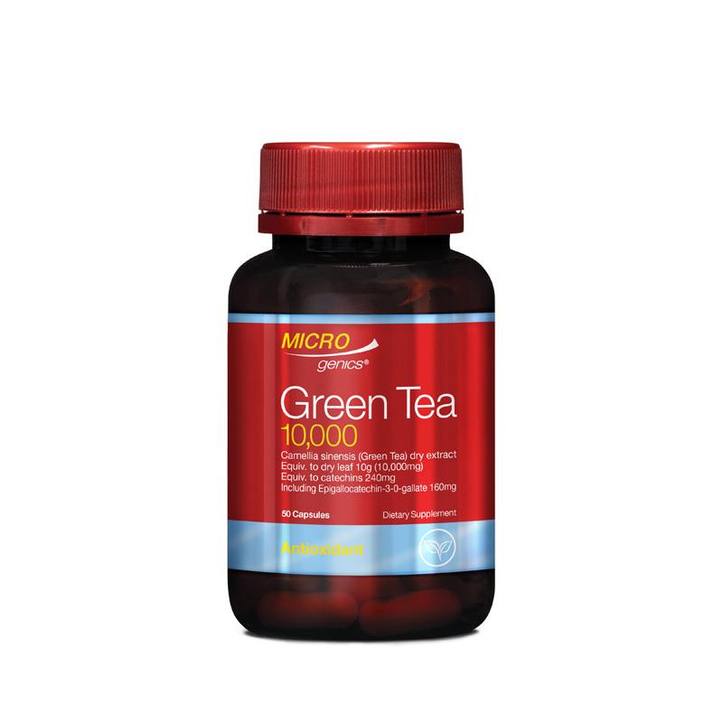 Buy Microgenics Green Tea 10000 50 Capsules (New Zealand Formula