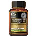 GO Healthy Kombucha Probiotic Plus 12B 60 Vege Capsules