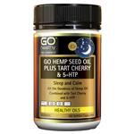 GO Healthy Hemp Seed Oil Plus Tart Cherry & 5HTP 100 Soft Gel Capsules